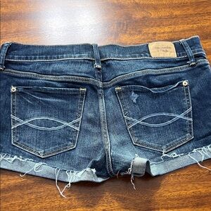 Abercrombie & Fitch Dark Blue Denim Shorts